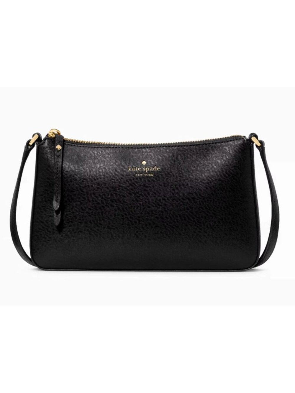 New Kate Spade Ginnie Crossbody Coated Canvas Black